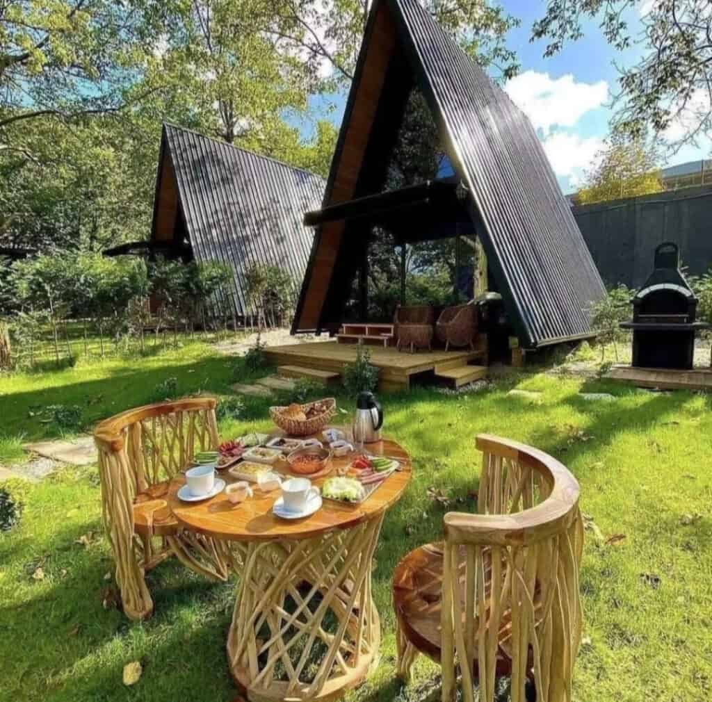 A frame home