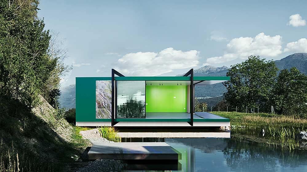 deepblue light steel prefab house 1