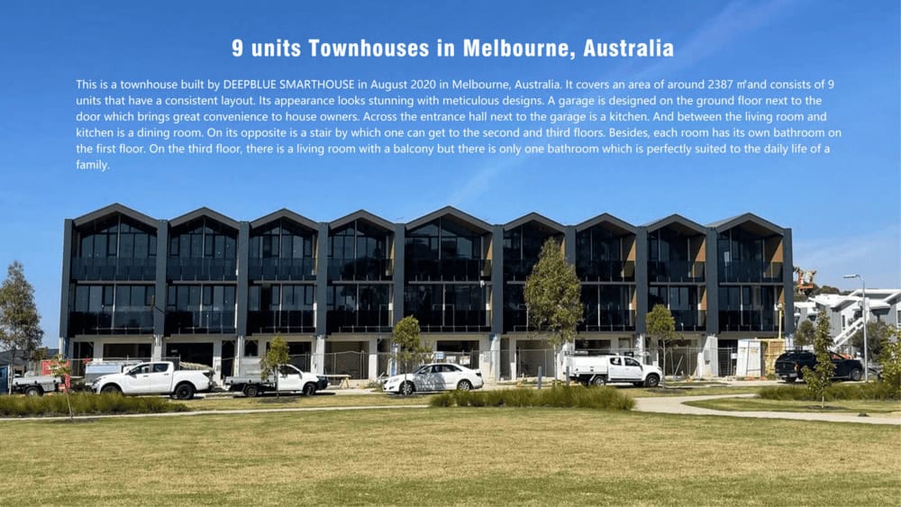 Casas adosadas de 9 unidades en Melhourne, Australia