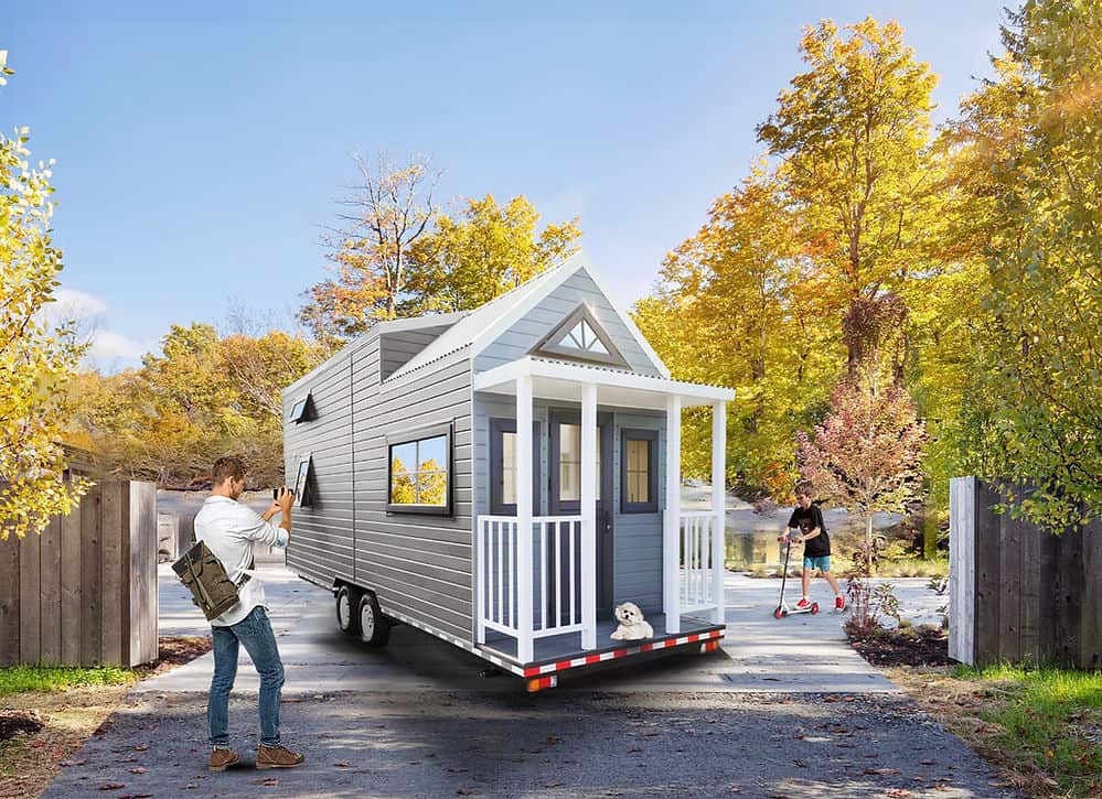 Light Steel Tiny Houses on Wheels 5