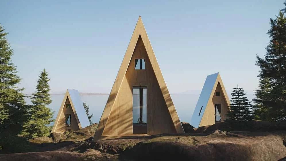 A frame house