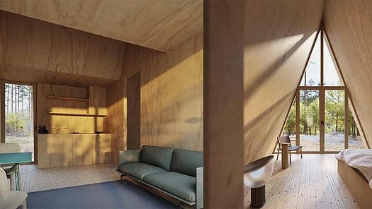 A frame house