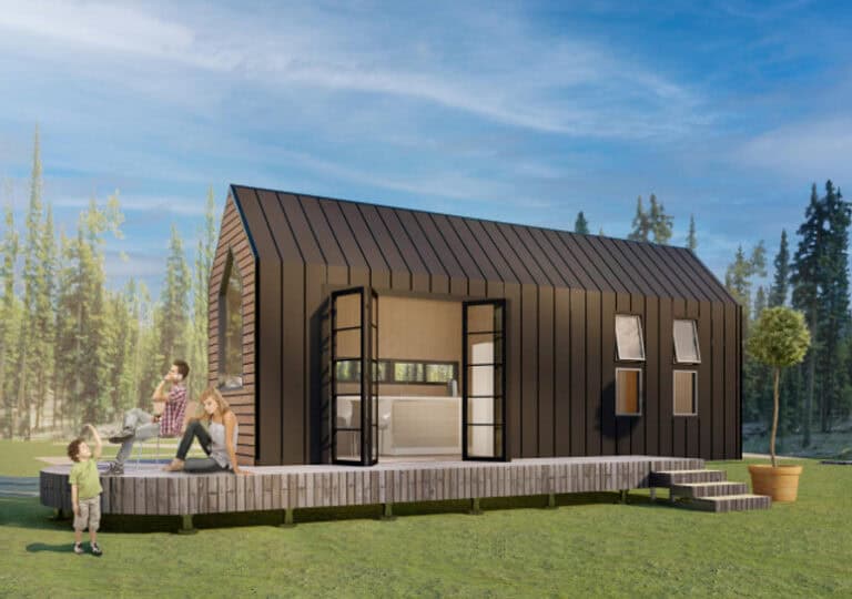Light Steel Tiny Houses on Wheels