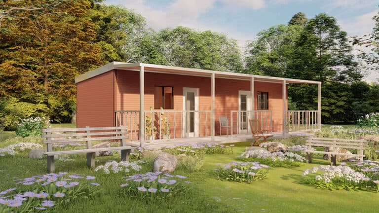 Deepblue foldable house