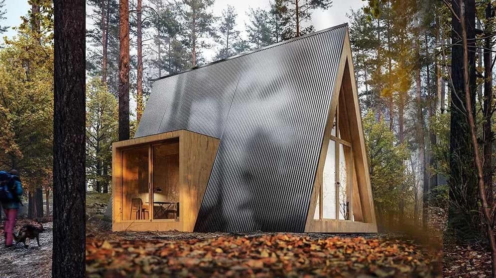 A frame house