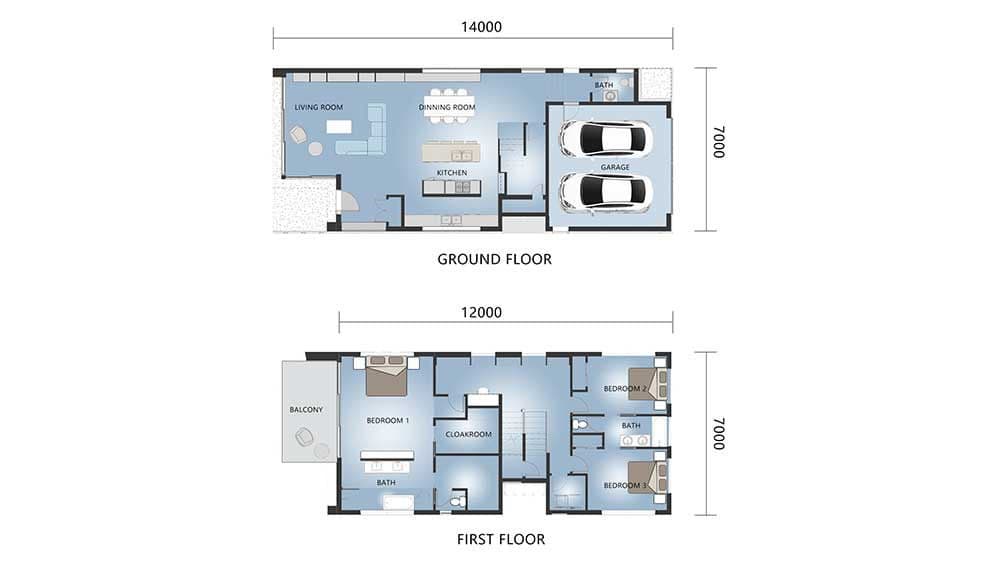 Assisi house floor plan