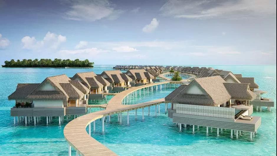 wooden bungalows
