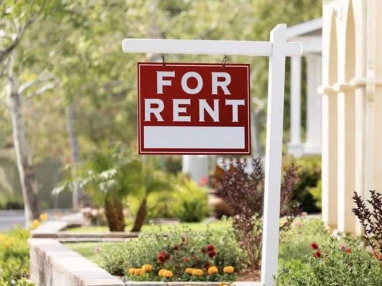a house for rent