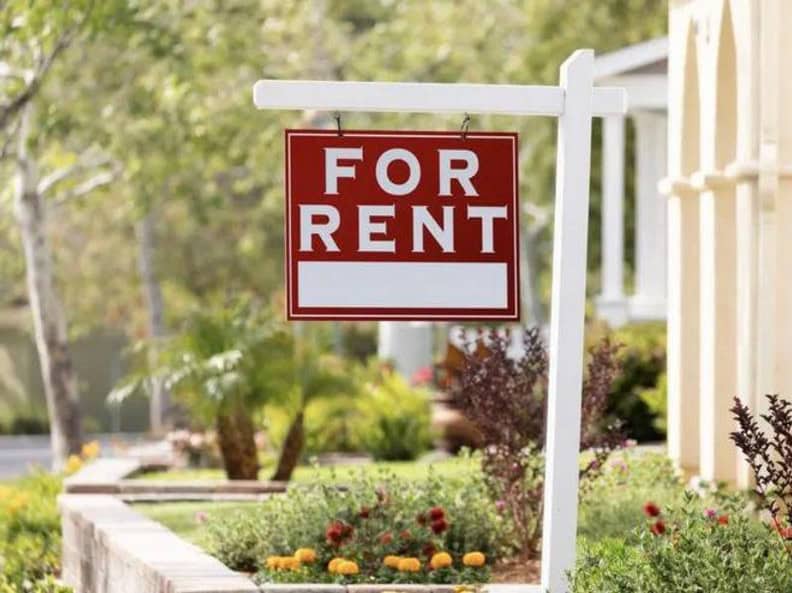 a house for rent