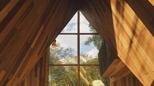 Light Steel Triangle House