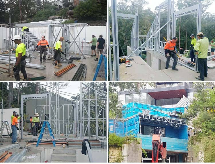 Belle House construction