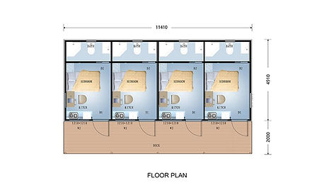Foldable House floor plan