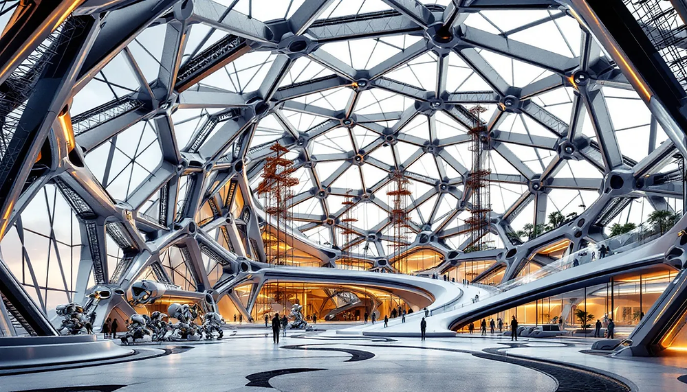 Successful steel construction projects showcasing innovative designs.