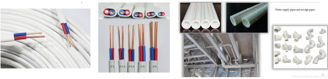 Electric wiring & plumbing & drainage