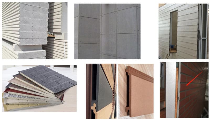 Exterior wall cladding