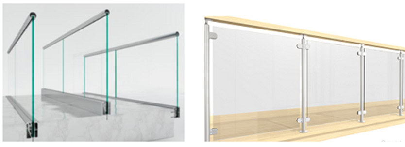 glass railing
