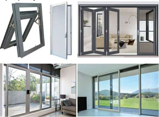Glass doors & windows