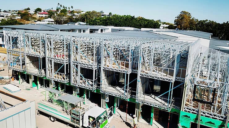 prefab steel frame