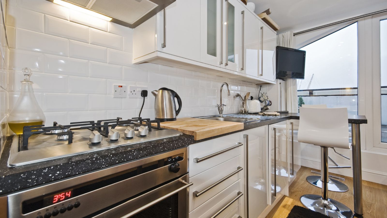 the kitchen of an ADU, showing flexible design