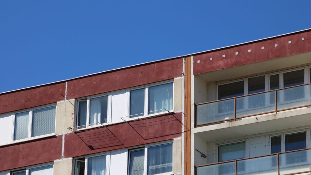 a modular multi stories social housing for mixed-income and low-income population